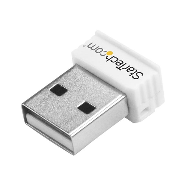 StarTech.com USB1 USB 150Mbps Mini Adaptateur Réseau Sans Fil N - Adaptateur WiFi USB 802.11n/g 1T1R - Adaptateur Sans Fil USB Blanc - Carte Réseau Sans Fil (50WN1X1W) - USB 2.0 - 802.11b/g/n - Blanc