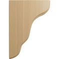 thumbnail image 3 of Ekena Millwork 1 3/4"W x 5 1/4"D x 7 1/2"H Plymouth Wood Bracket, Cherry (4-Pack), 3 of 4