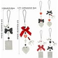 thumbnail image 3 of 1 Box DIY 6 Sets Phone Charm Kit Gothic Cell Phone Charm Black Red Silver Bowknot Tie Heart Moon Goth Cellphone Strap DIY, 3 of 7