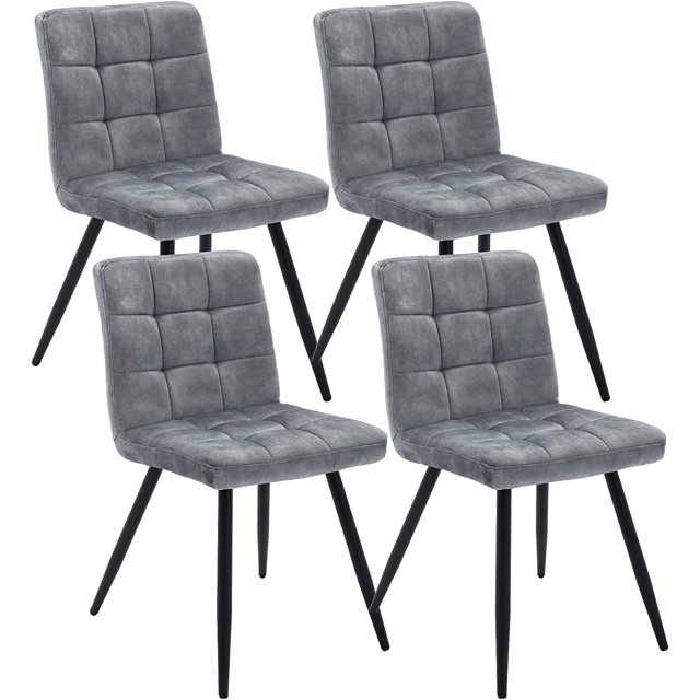 Duhome Modern Dining Chair Set of 4 Velvet Dining Room Chairs with