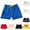 Blue-07, variant on STETMN Boys Girl Running Shorts Elastic Waist Solid Short Casual Workout Shorts with Pockets for 6M-8Y