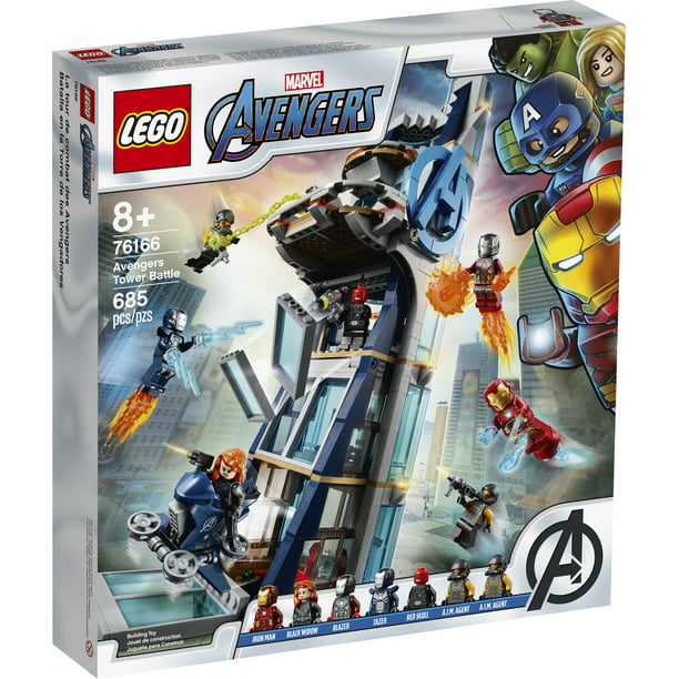 LEGO Avengers: Avengers Tower 76166 Brick Building Toy with Action Scenes (687 Pieces) - Walmart.com
