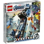 LEGO Marvel Avengers: Avengers Tower Battle 76166 Brick Building Toy with Action Scenes (687 Pieces)
