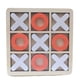 thumbnail image 2 of Juego de madera con punta de tres en raya, rompecabezas artesanal, juguete de mesa XO Naranja Blanco, 2 of 9
