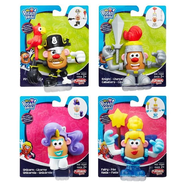 Mr Potato Head Mrandmrs 4ct Mini Figures Updated Classic Hasbro Hsbb8169 