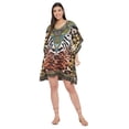 thumbnail image 3 of Gypsie Blu Women Short Kaftan Plus Size Summer Cover Up Tunic Beach Dress Casual Wear Mini Caftan Womens Dresses Online, 3 of 7