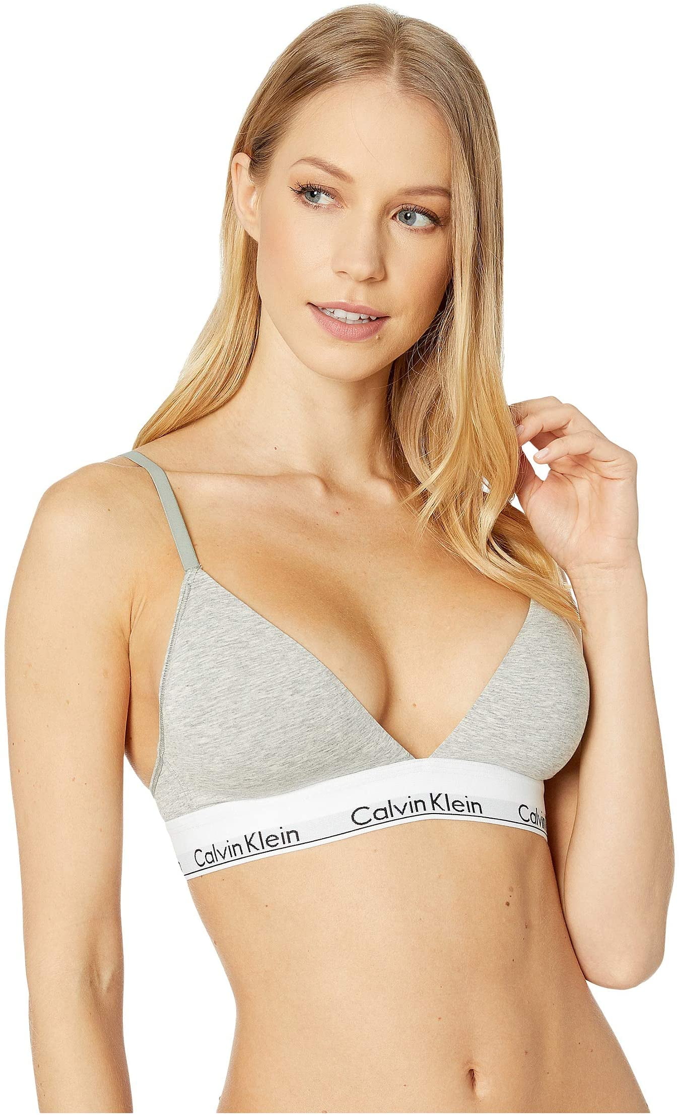 calvin klein lightly lined triangle bralette