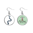 thumbnail image 1 of El Negro Animal Serpiente sketch pattern Colgante decorativo temporada pendientes de primavera joyas Unbranded M, 1 of 3