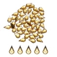 thumbnail image 1 of 50PCS Gemas de lágrima de acrílico plano de 6x10mm, strass artificiales, manualidades de bricolaje, fabricación de joyas, marrón claro, 1 of 7
