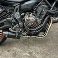 thumbnail image 5 of Slip On Moto Exhaust Pipe Modify Front Link Pipe Muffler For Yamaha MT-07 FZ-07 14-21 XSR 700 For Tracer 700, 5 of 6