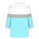 thumbnail image 4 of Camiseta de Solapa de Cuello en V de la Manga Superior de 3/4 de las Mujeres, Uso Diario Cómodo Casual, 4 of 4