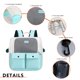 thumbnail image 2 of Mochila Transportadora Para Mascotas Carrier Pet Cat Mochila de gran capacidad Pet Carrier Bag Gatos Mochila (Verde) Wdftyju Libre de BPA, 2 of 3
