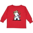thumbnail image 3 of Inktastic Westie Fishing Buddy Boys or Girls Long Sleeve Toddler T-Shirt, 3 of 5