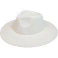 thumbnail image 1 of VERVE 8 Wide Brim Vegan Felt Rancher Hat - Women, Men, and Kids Fedora Style with Adjustable Inner Drawstring, 1 of 8
