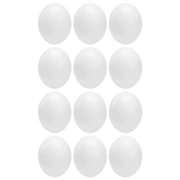 unbranded  12 Pcs Cockatiel Brooder Simulated Eggs Reproduction of Birds