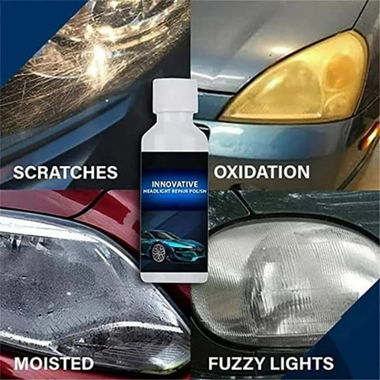 Clzoud Car Detailing Accessories Car Headlight Repairs Fluids Innovative Polish Coating Durable Fast Easy 20ml, Size: One size, Green