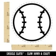 thumbnail image 2 of Baseball Cartoon Self-Inking Rubber Stamp Ink Stamper - Black Ink - Small 3/4 Inch, 2 of 7