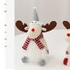 thumbnail image 5 of Dekaim Muñeco De Alce De Navidad Decoración Linda Adorno De Muñeca Animal para Fiesta Hogar Tienda Ventana Oficina(Gris), 5 of 5