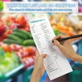 thumbnail image 6 of Meal Planner Notebook, Weekly Meal Planner for fridge, Double Helix Meal Planner & Grocery List, Wall-Mountable Menu Planner, Meal Planning Notepad, Grocery List Notepad A, 6 of 9