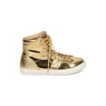 thumbnail image 2 of New Women Liliana Chic-9 Metallic Mixed Media High Top Lace Up Sneaker, 2 of 5