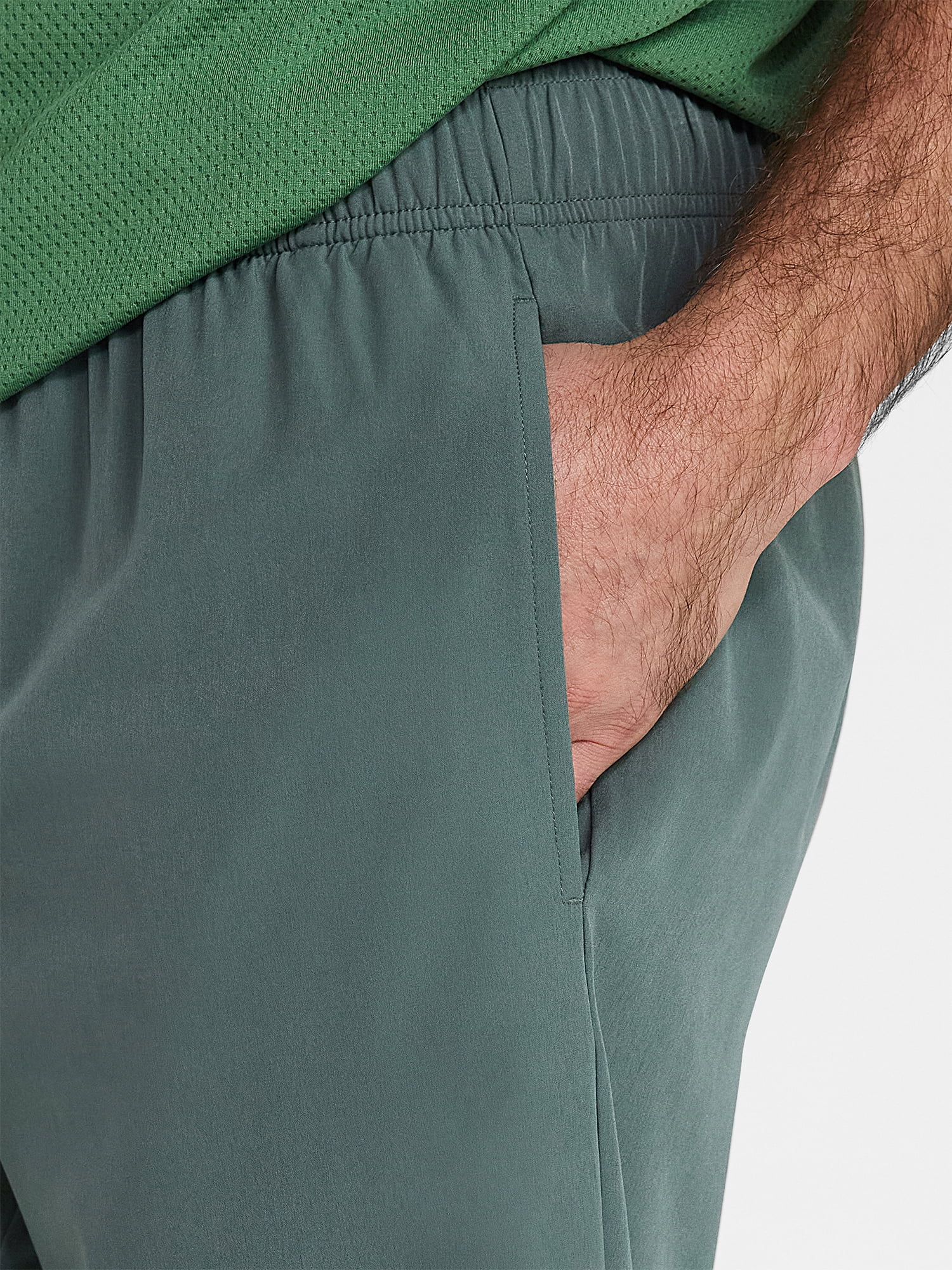Athletic Works Men's and Big Men's Woven Running Shorts, 6" and 8" Inseams, Sizes XS-5XL
