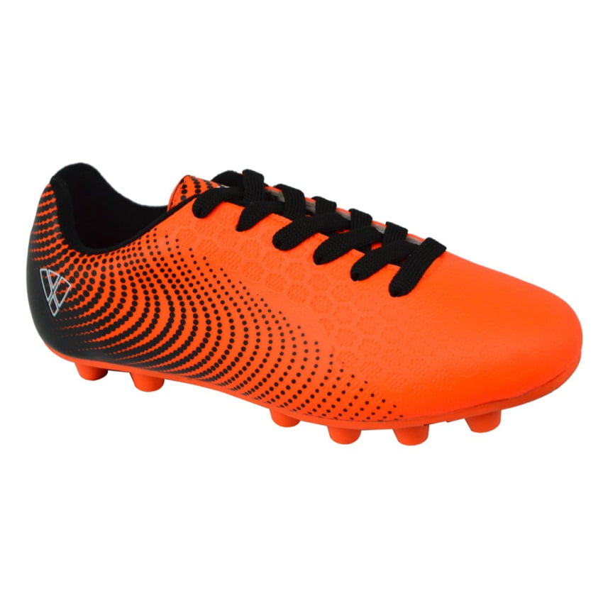 boys orange cleats