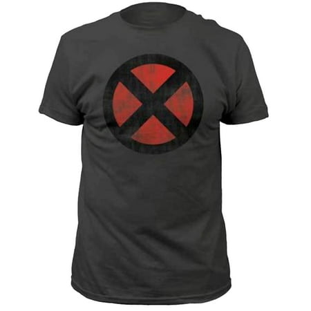 Marvel Comics X-Men Distressed Logo Adult T-Shirt