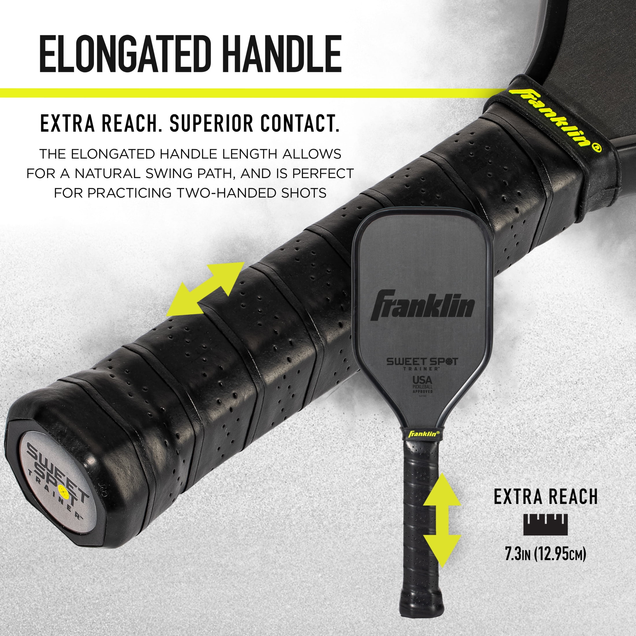 Franklin Sports Pickleball Training Paddle - Sweet Spot Mini Paddle Trainer