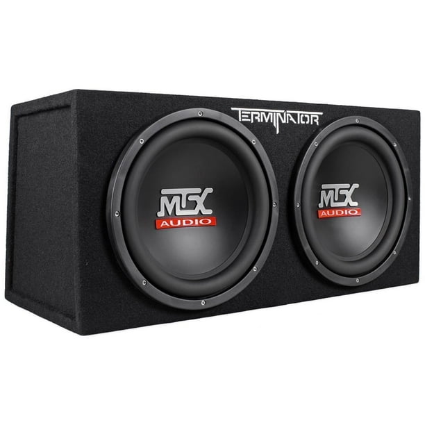 MTX Terminator 1200w Dual 12” Package+Free Speaker - Walmart.com