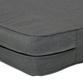 thumbnail image 6 of Sunnydaze 24" x 24" Gray Seat and Back Cushion Set for Outdoor Chairs, 2 Count, 6 of 7