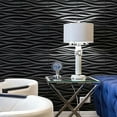 thumbnail image 4 of 3D Wall Panel (Includes A Roll Of Mounting Tape), Interior Wall Decoration, Geometric Texture Pattern For Living Room, Lobby, Bedroom, Hotel, Office, Game Room, TV Backdrop,, 4 of 11