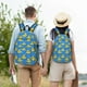 thumbnail image 4 of Disketp Cute Yellow Rubber Ducks Mochila de Lona Estampada, Mochila Escolar de Viaje Ligera para Estudiantes y Portátil-Small, 4 of 5