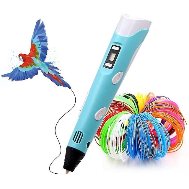 Bolígrafos 3D Bolígrafo de impresión 3D que incluye filamento Pla con cable cargador USB TUNC Sencillez