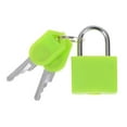 thumbnail image 3 of LOVIVER 1 Ensemble Mini Petit Cadenas en Acier Valise Serrure à Clé Serrure de Sécurité Multicolore avec Vert, 3 of 8