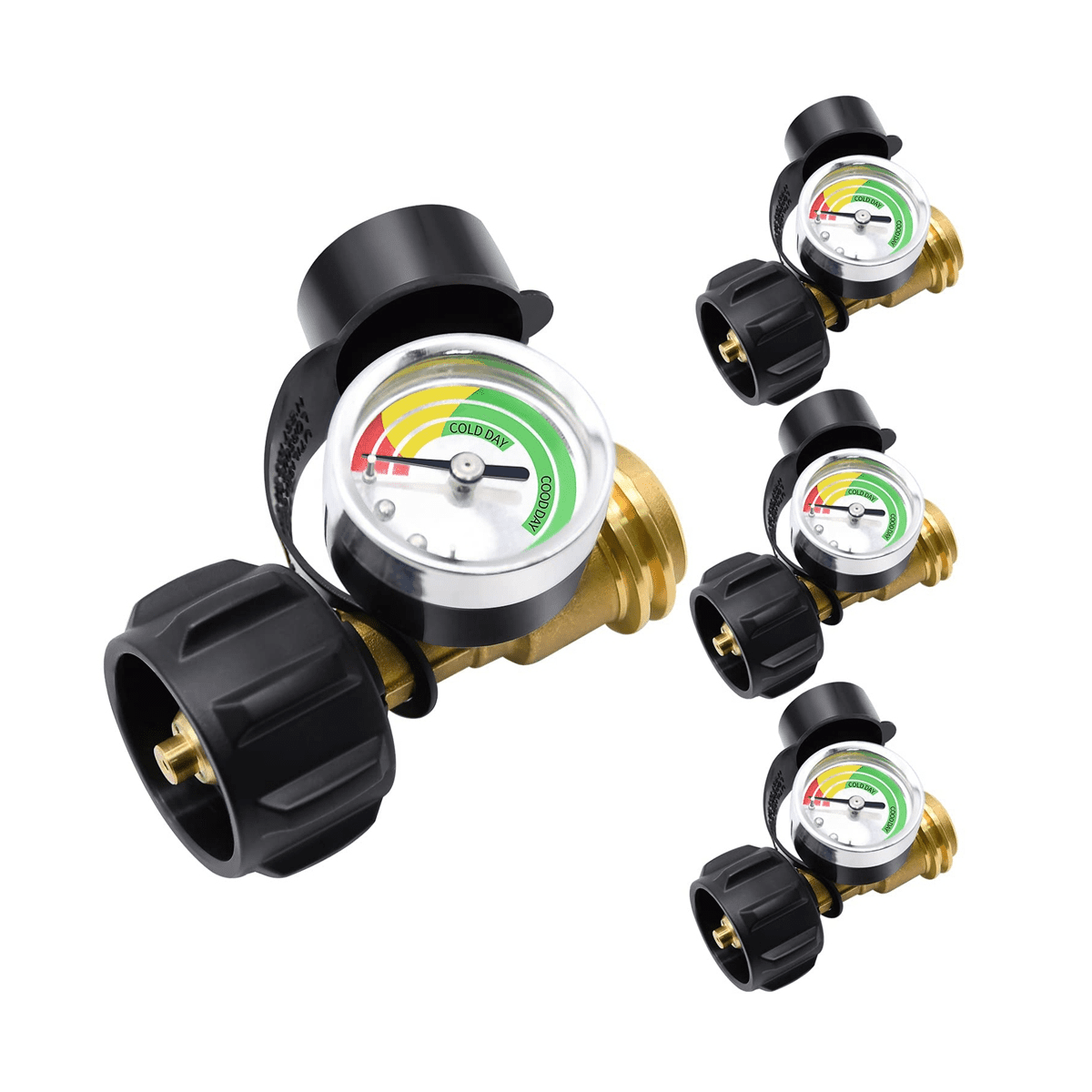Propane Tank Gauge, 4 Pack Propane Tank Gauge Level Indicator Leak