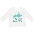 thumbnail image 3 of Inktastic My Oma Loves Me Fish Boys or Girls Long Sleeve Toddler T-Shirt, 3 of 5