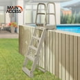 thumbnail image 4 of Main Access Smart Choice Échelle d'Extérieur Inclinée pour Piscine, Taupe, 4 of 7