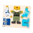 thumbnail image 2 of Juego de Rompecabezas de madera CUTICAT Montessori para vestir tigre, 2 of 8
