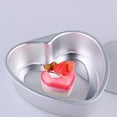 Aluminum Heart Shaped Cake Pan Chocolate Baking Mould 3 5 6 8 10In for Kitchen