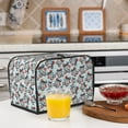 thumbnail image 6 of Honeii Disco Ball Cherry With Bow Print 2 slice Toaster Cover, Two Slice Toaster Dust-proof Cover For Kitchen Small Appliance and Fingerprint Protection, 6 of 7