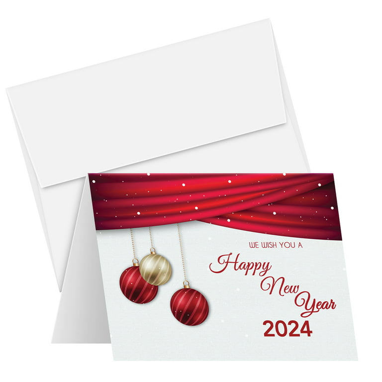 Happy New Year Letterhead Laser & Inkjet Printer Paper (25 Pack)