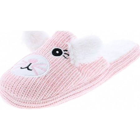 

SC Home Collection Womens Knit Slip On Fashion House Slippers Cat 9/10