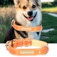 thumbnail image 3 of Pet Collar Engraving ID Tag Anti-Lost Faux Leather Adjustable Dog Necklace for Puppy, 3 of 8