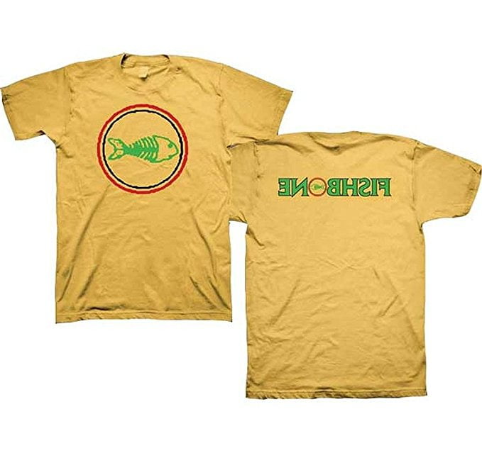Fishbone Classic Logo Yellow T-Shirt 