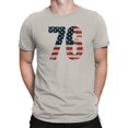 thumbnail image 2 of Vintage 76 Flag Design Men's T-shirt, 2 of 3