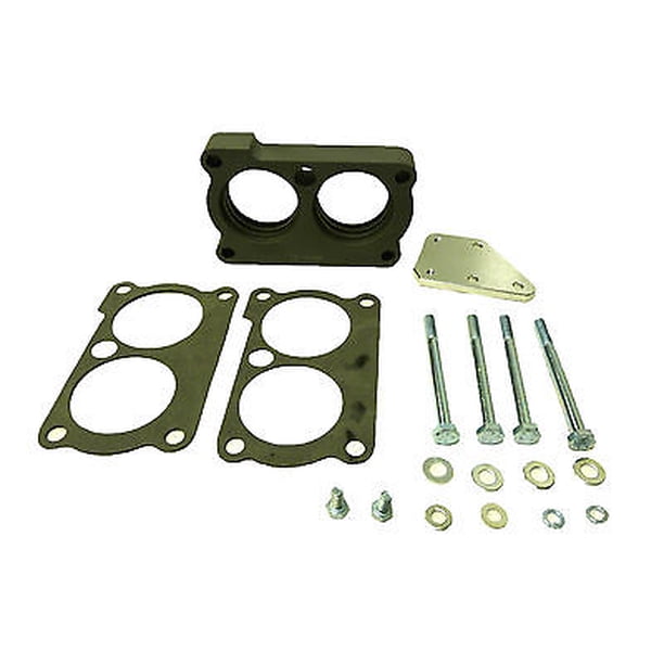 MaximizerHP Black Throttle Spacer Fitment For 19851992 Chevy Camaro/ 19851991 Corvette 5.7L