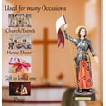 thumbnail image 5 of Joan of Arc Statue | Juana De Arco | Multiple Sizes | Church, Home Decor, Altars | Inspirational Gift | Detailed Representation (Mx12"inches), 5 of 5