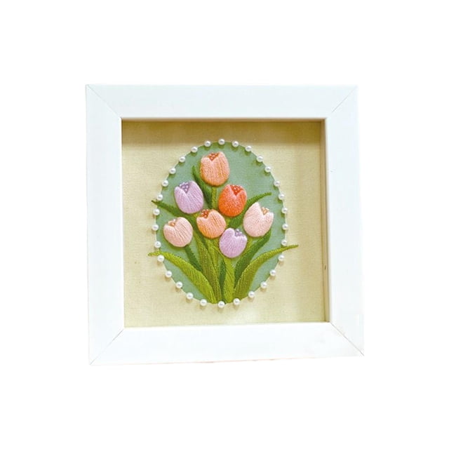 s de , s de de DIY, decoración del herramientas básicas para principiantes, costura, manualidades, tulipanes Sunnimix kits de bordado