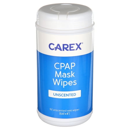 Carex CPAP Mask Wipes, 62 Count, Unscented