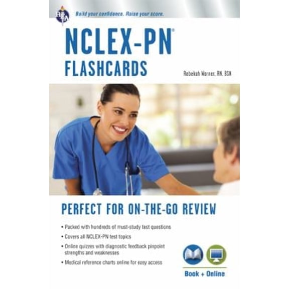 Pre-Owned Nclex-PN Flashcard Book   Online (Paperback) 0738611735 9780738611730